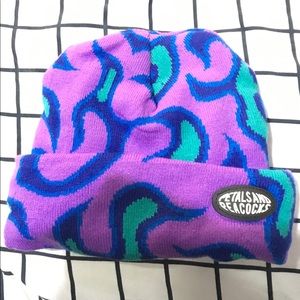 Petals and peacocks Beenie